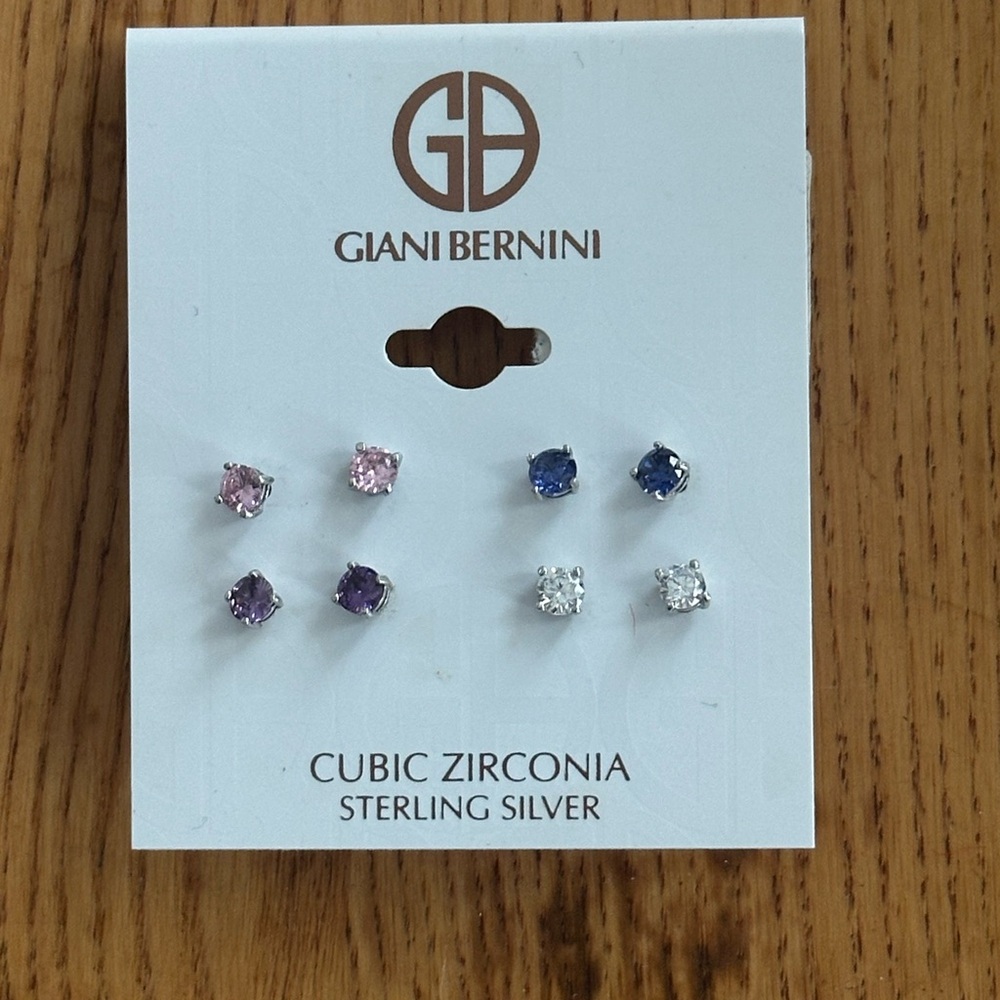 Giani Bernini | Cubic Zirconia Earrings, Set of 4